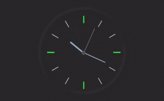 使用 Html、CSS 和 Javascript 的简单模拟时钟
